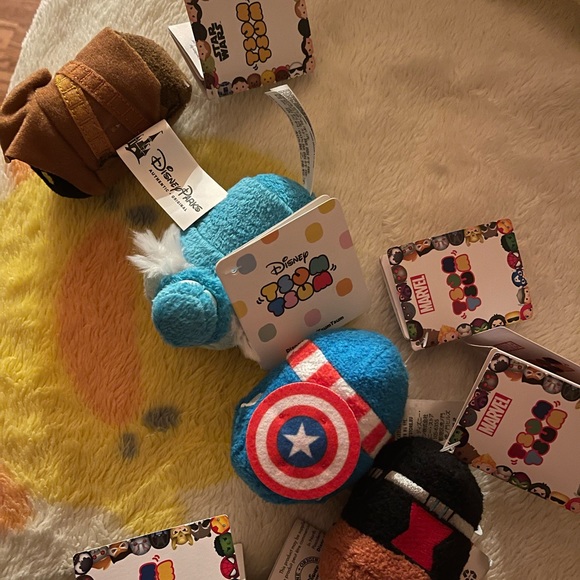 14 Disney Tsum Tsum small plush toys , brand new with complete tags on - Picture 5 of 6